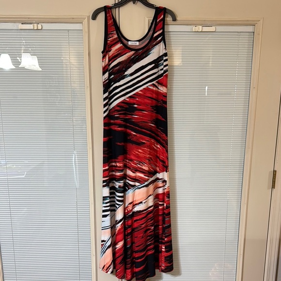 Calvin Klein Stylish Red and Black Women's‎ Dress - Picture 1 of 4
